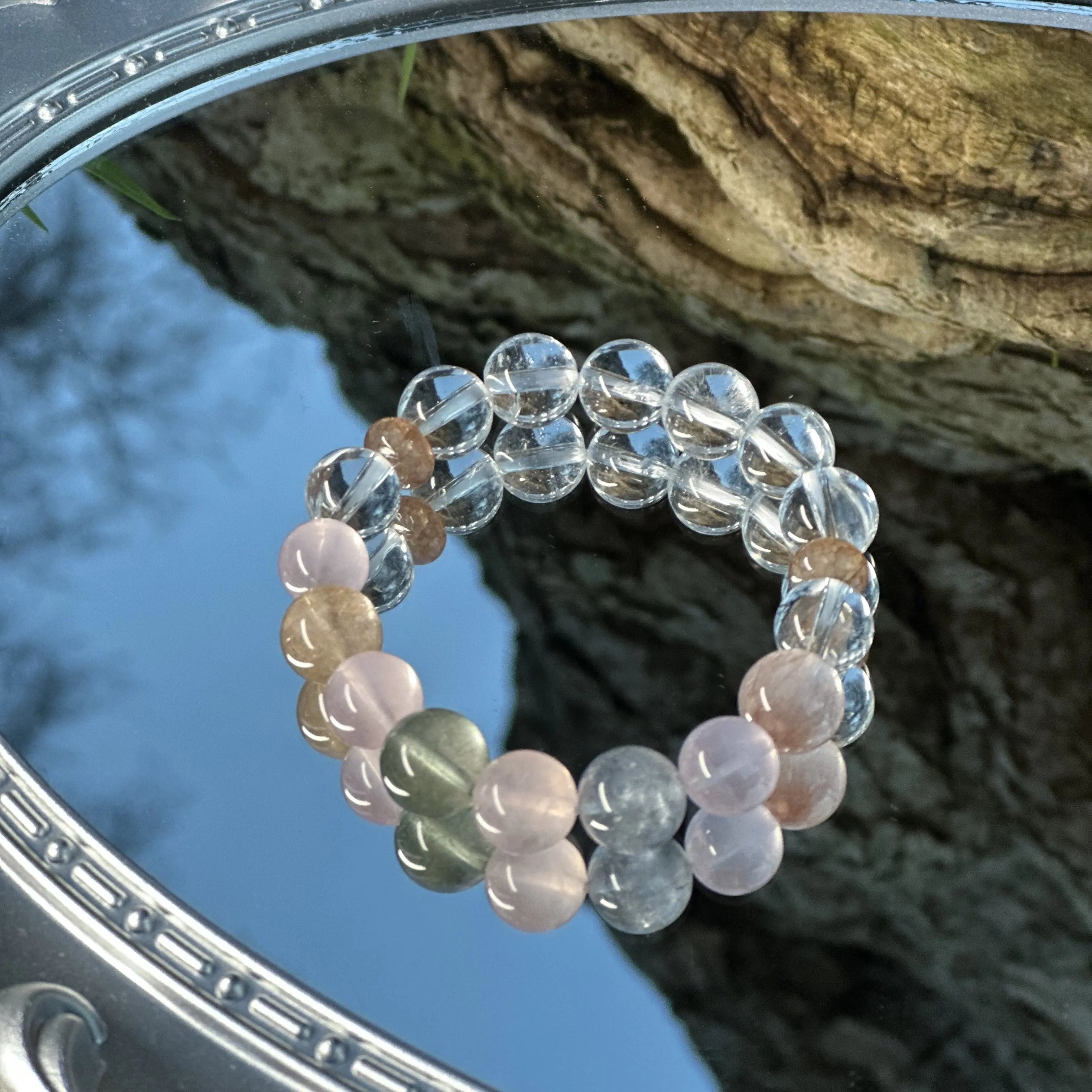 "The Ethereal Path" | Clear Quartz & Rabbit Hair Rutile Bracelet - Dao Verse