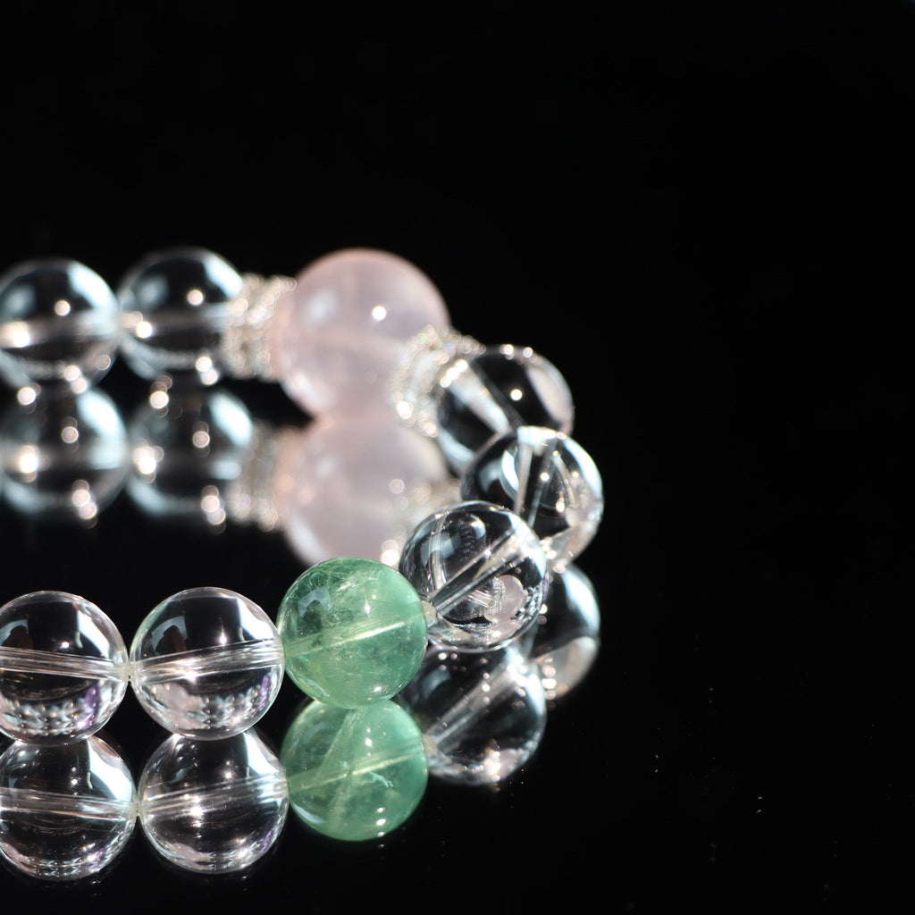 The Luminous Balance | Multi - Stone Crystal Bracelet - Dao Verse