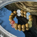 "The Prism of Serenity" | He Xiang Incense Bracelet with Natural Crystals - Dao Verse