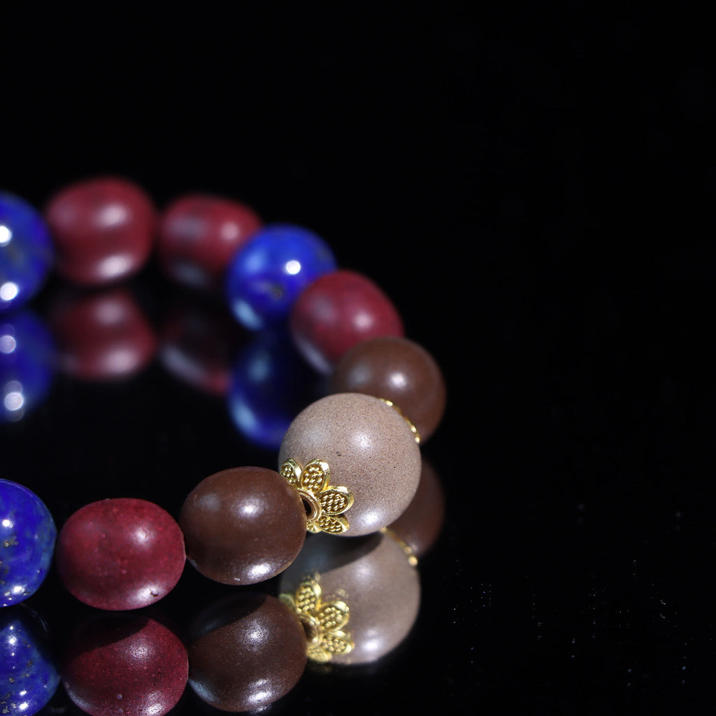The Quiet Meridian | He Xiang & Lapis Bracelet - Dao Verse