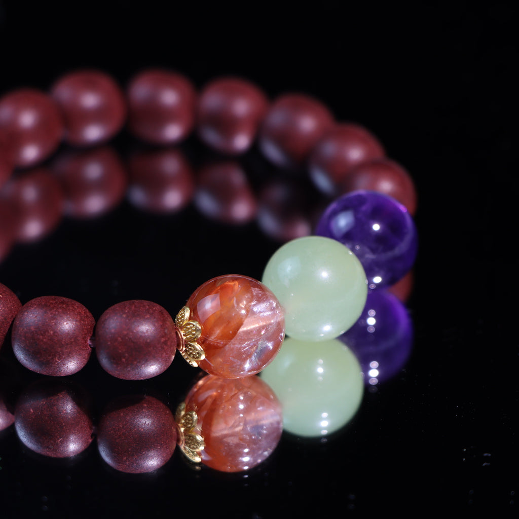 The Quiet Poise | He Xiang & Gemstone Bracelet - Dao Verse