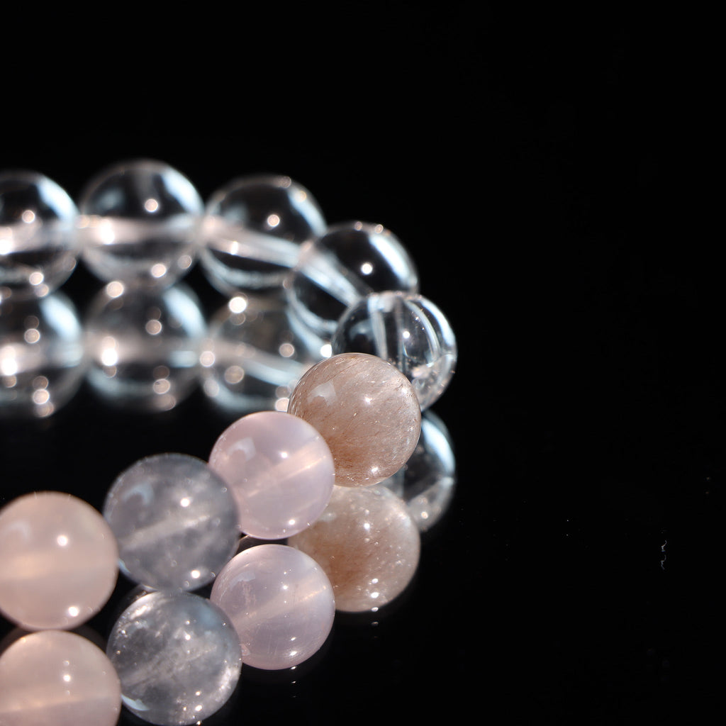 The Soft Spectrum | Multi - Stone Crystal Bracelet - Dao Verse