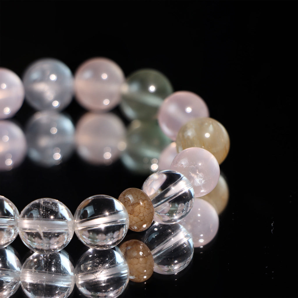 The Soft Spectrum | Multi - Stone Crystal Bracelet - Dao Verse